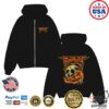 kenny Beartoothband Merch Store Jack O Skull Zip Up Hoodieaa