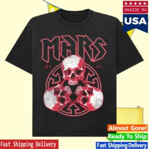 Thirty Seconds To Mars Store Merch A Beautiful Lie 20Th Anniversary 3 Skull Tee