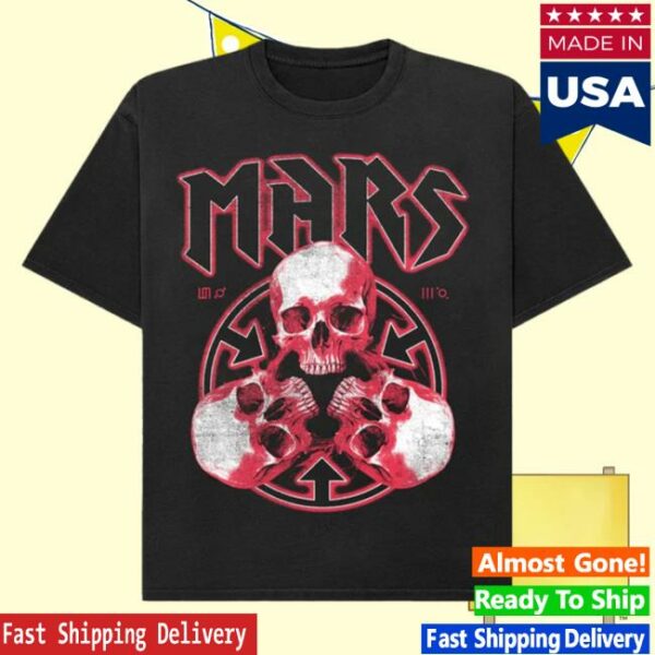 Thirty Seconds To Mars Store Merch A Beautiful Lie 20Th Anniversary 3 Skull Tee