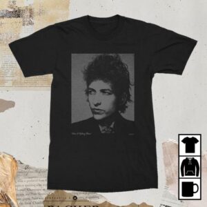 Bob Dylan Merch Store Like A Rolling Stone Portrait T-Shirt