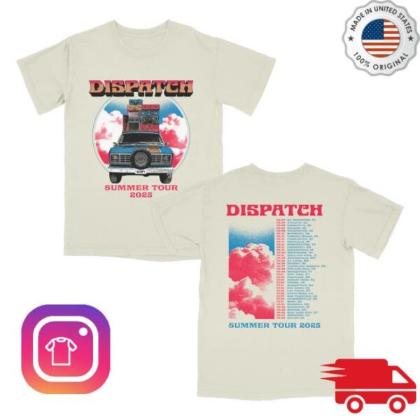 Dispatch Merch Store Summer Tour Tee