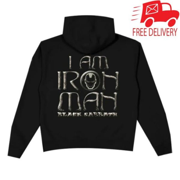 Black Sabbath Apparel Shop Store Merch Iron Man Metal Hoodie
