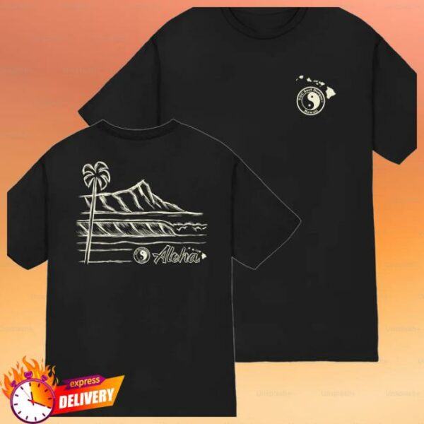Tcsurf Store Merch Sketch Diamond Head Scenic Jersey Tee