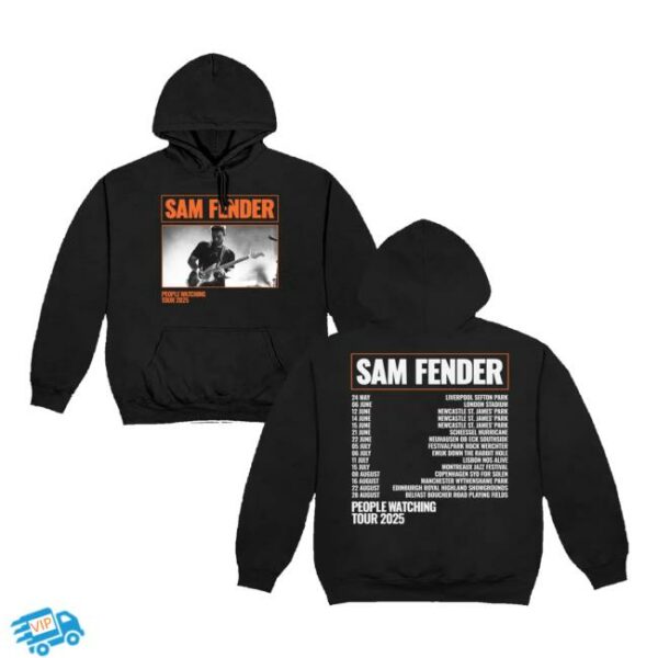 Polydor Merch Store People Watching Tour 2025 Dateback Hoodie