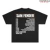kenny Polydor Merch Store Sam Fender People Watching Tour 2025 Dateback T Shirta