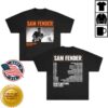 kenny Polydor Merch Store Sam Fender People Watching Tour 2025 Dateback T Shirtaa