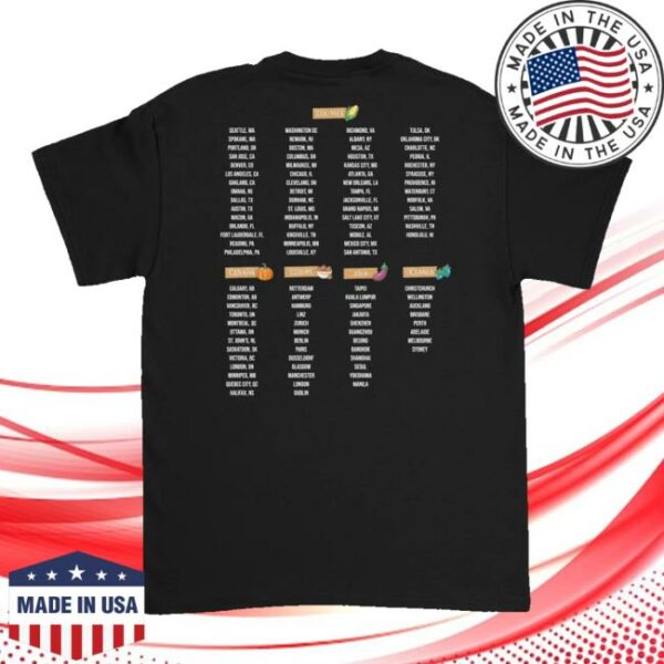 Stardew Valley Merch Store Symphony Of Seasons Tour Black T-Shirt