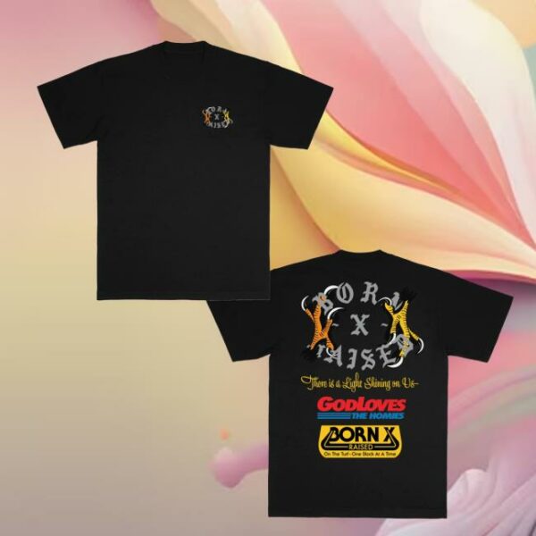 Bornxraised Merch Store Bxr Sport Light Shining Rocker Tee