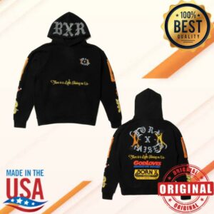 Bornxraised Merch Store Bxr Sport Light Shining Rocker Hoodie