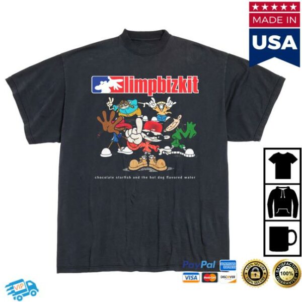 Gd Wave Store Merch Limp Bizkit Chocolate Starfish And The Hot Dog Flavored Water Shirt