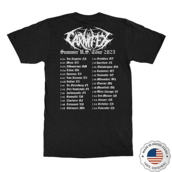 Indiemerchstore Merch Carnifex Grim Reaper Tour T-Shirt