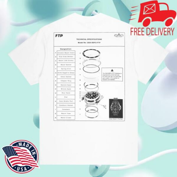 Fuckthepopulation Merch Store Technical Specs Tee White