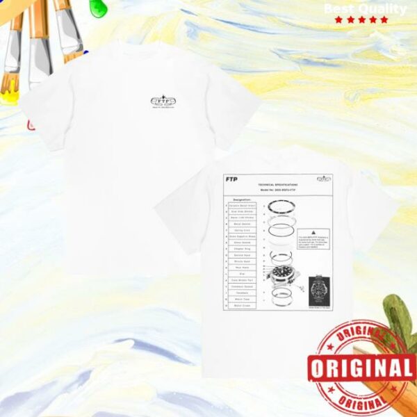 Fuckthepopulation Merch Store Technical Specs Tee White