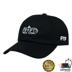 Fuckthepopulation Merch Store Timepiece 6 Panel Black