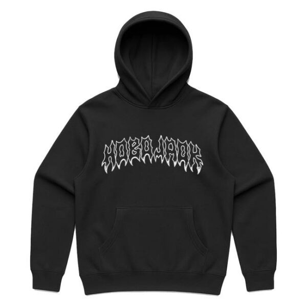 Hobo Jack Merch Store Band Logo Black Box Hoodie