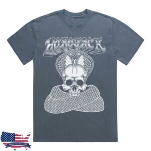 Hobo Jack Merch Store Skull Crusher Indigo Heavy Faded Band T-Shirt