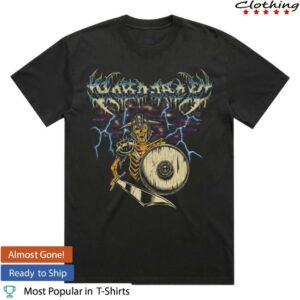 Hobo Jack Merch Store Warlords Black Heavy Faded Band T-Shirt