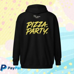 Latenightslice Store Merch Lns Pizza Party Unisex Heavy Blend Zip Hoodie