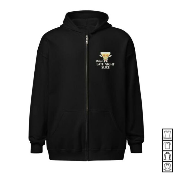 Latenightslice Store Merch Lns Pizza Party Unisex Heavy Blend Zip Hoodie