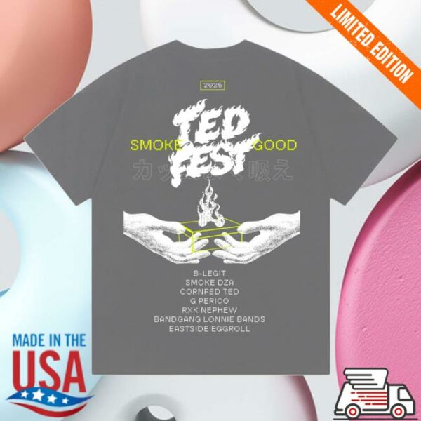 Teds Budz Goods Store Merch Ted Fest 2025 Tee