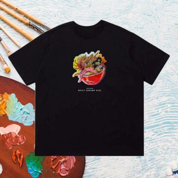 Teds Budz Goods Store Merch Spicy Shrimp Girl Pixel Tee