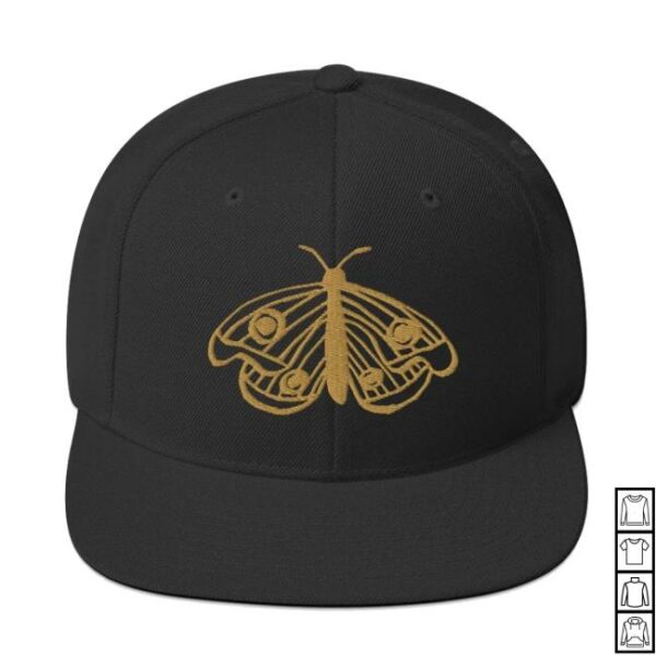 Tucker Nichols Store Merch Moth Snapback Hat