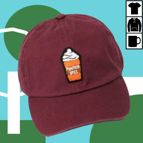 Shop Little Miss Muffin Store Merch Fall Pumpkin Spice Patch Baseball Cap