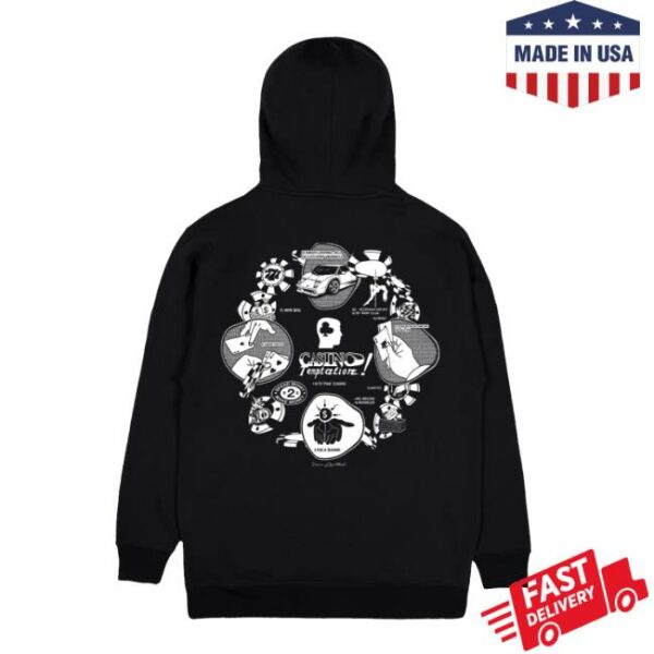 Vanoss Limited Store Merch Vanoss® Spend Money Black Hoodie
