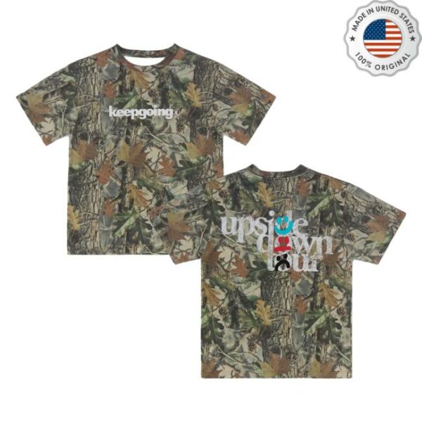 4Thehomies Merch Store Keepgoing X Upsidedown Tour Tee Camo