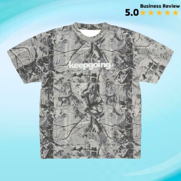 4Thehomies Merch Store Keepgoing X Upsidedown Tour Tee Grey Camo