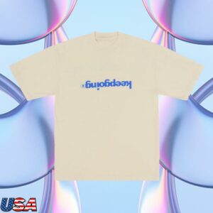 4Thehomies Merch Store Keepgoing X Upsidedown Tour Tee Tan