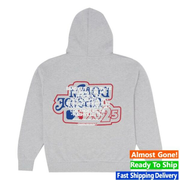 4Thehomies Merch Store Upsidedown Tour Mlb Hoodie Grey