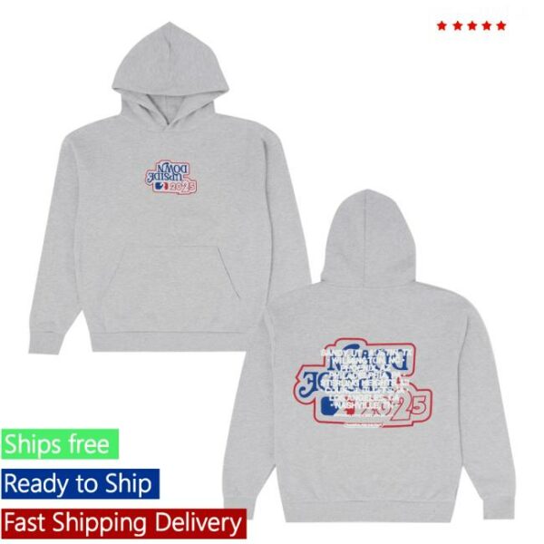 4Thehomies Merch Store Upsidedown Tour Mlb Hoodie Grey