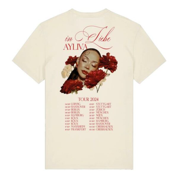 Ayliva Merch Store In Liebe Tourshirt Beige