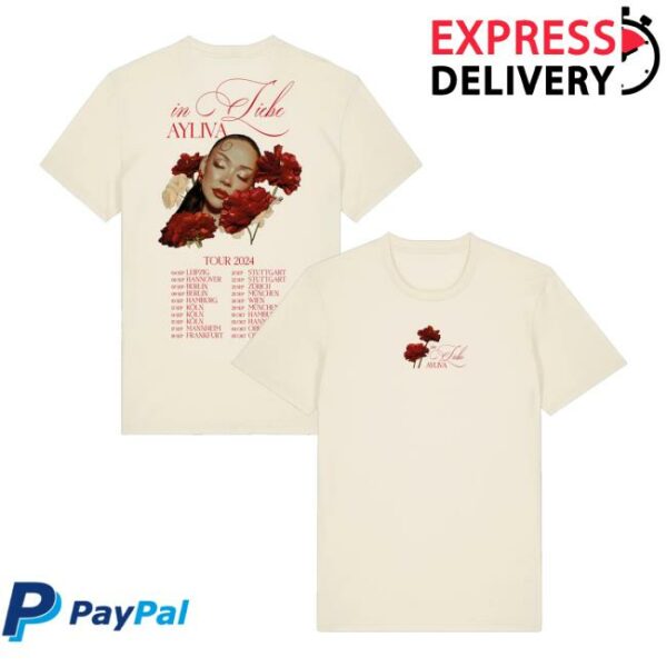 Ayliva Merch Store In Liebe Tourshirt Beige