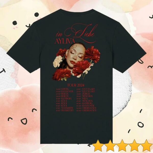 Ayliva Merch Store In Liebe Tourshirt Black