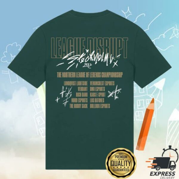 Leagues Disrupt Merch Store Stockholm Tee