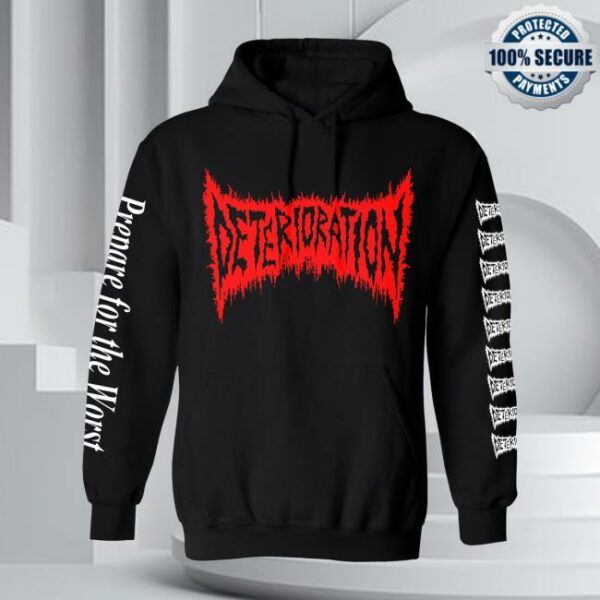 Shattered Dreams Productions Merch Store Deterioration Prepare For The Worst Pullover Hoodie