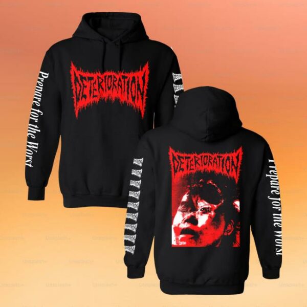 Shattered Dreams Productions Merch Store Deterioration Prepare For The Worst Pullover Hoodie