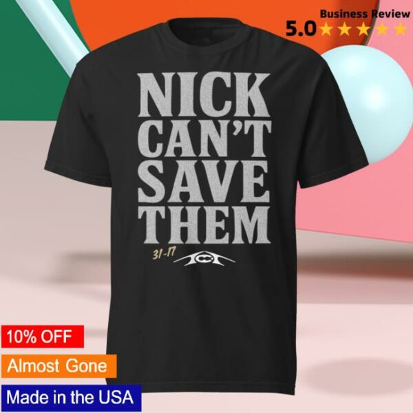 Tommy Castellano Merch Store Tommy Castellanos Nick Can’t Save Them T-Shirt Black