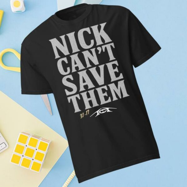 Tommy Castellano Merch Store Tommy Castellanos Nick Can’t Save Them T-Shirt Black