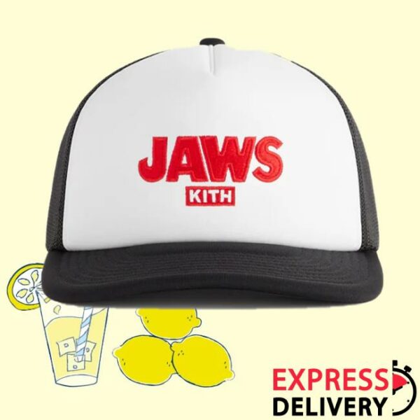 Kith Merch Store Kith For Jaws Ripple Poly Foam Nolan Trucker Hat