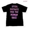 kenny bratbandh store merch overlord t shirt with utter distaste for the human race back print s