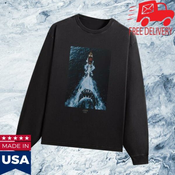 Kith Merch Store Kith For Jaws Boat Poster Vintage Sweatshirt