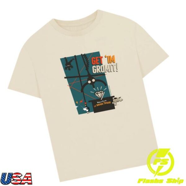 Wallace And Gromit Store Merch The Wrong Trousers Get ‘Im Gromit Oversized T-Shirt