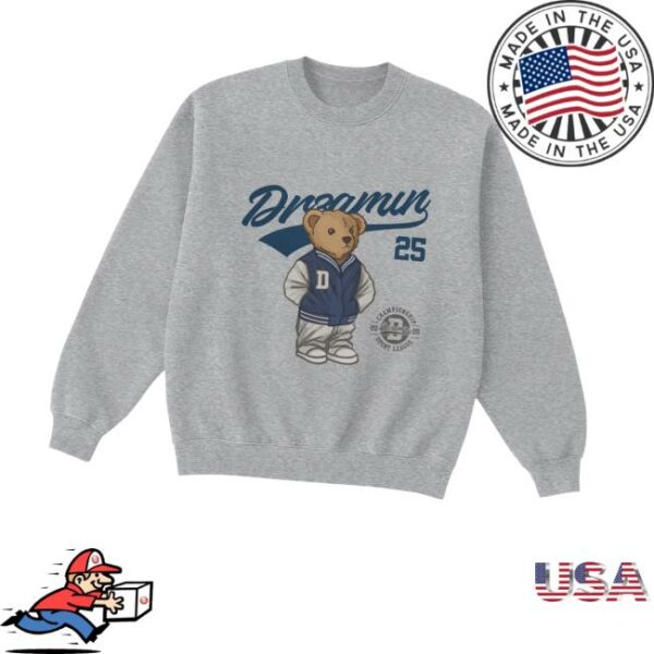 Dr3aminclothing Merch Store Dr3amin Varsity Bear Crewneck