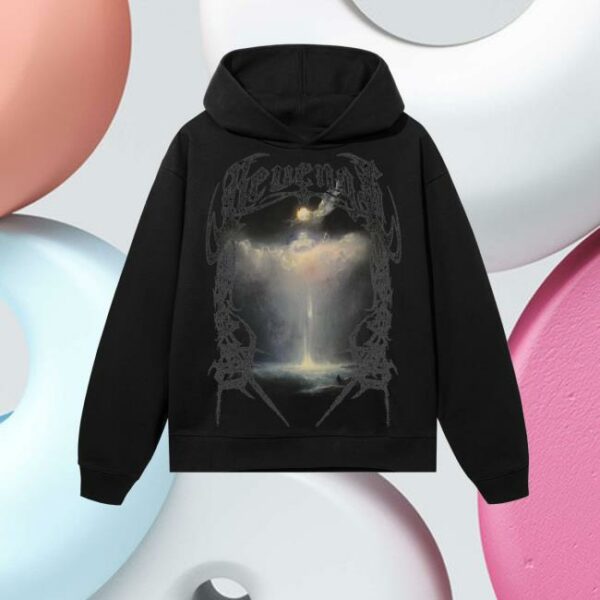 Revenge Merch Store Wingless Hoodie Black