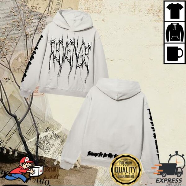 Revenge Merch Store Motion Lightning Logo Hoodie