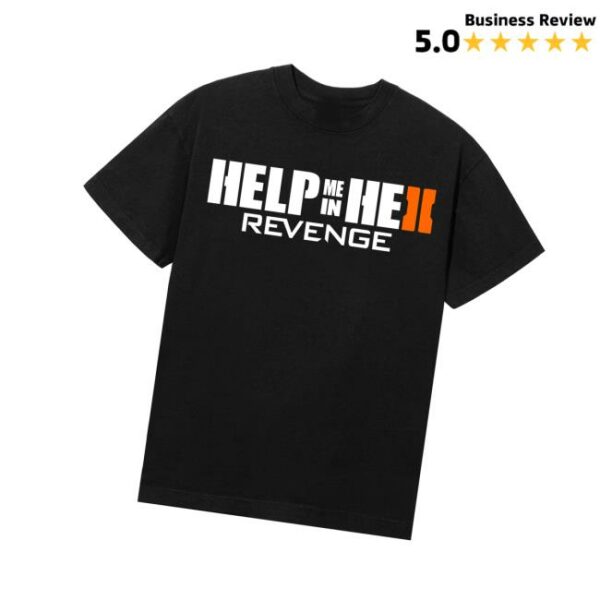 Revenge Merch Store Splitscreen Tee Black