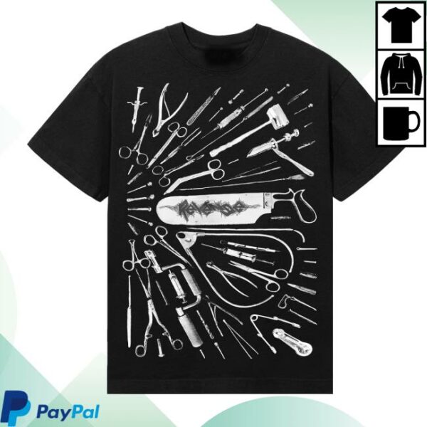 Revenge Merch Store Surgical Tee Black